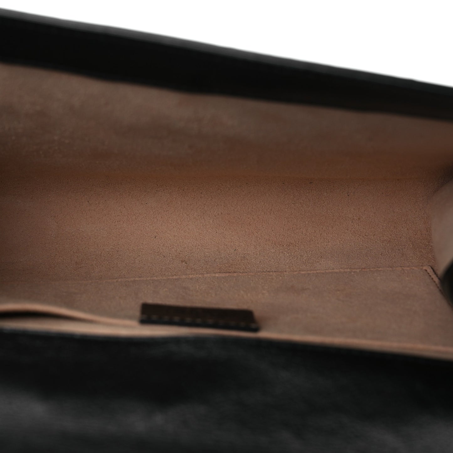Textured Calfskin Web Small Rajah Slim Flap Shoulder Bag Black