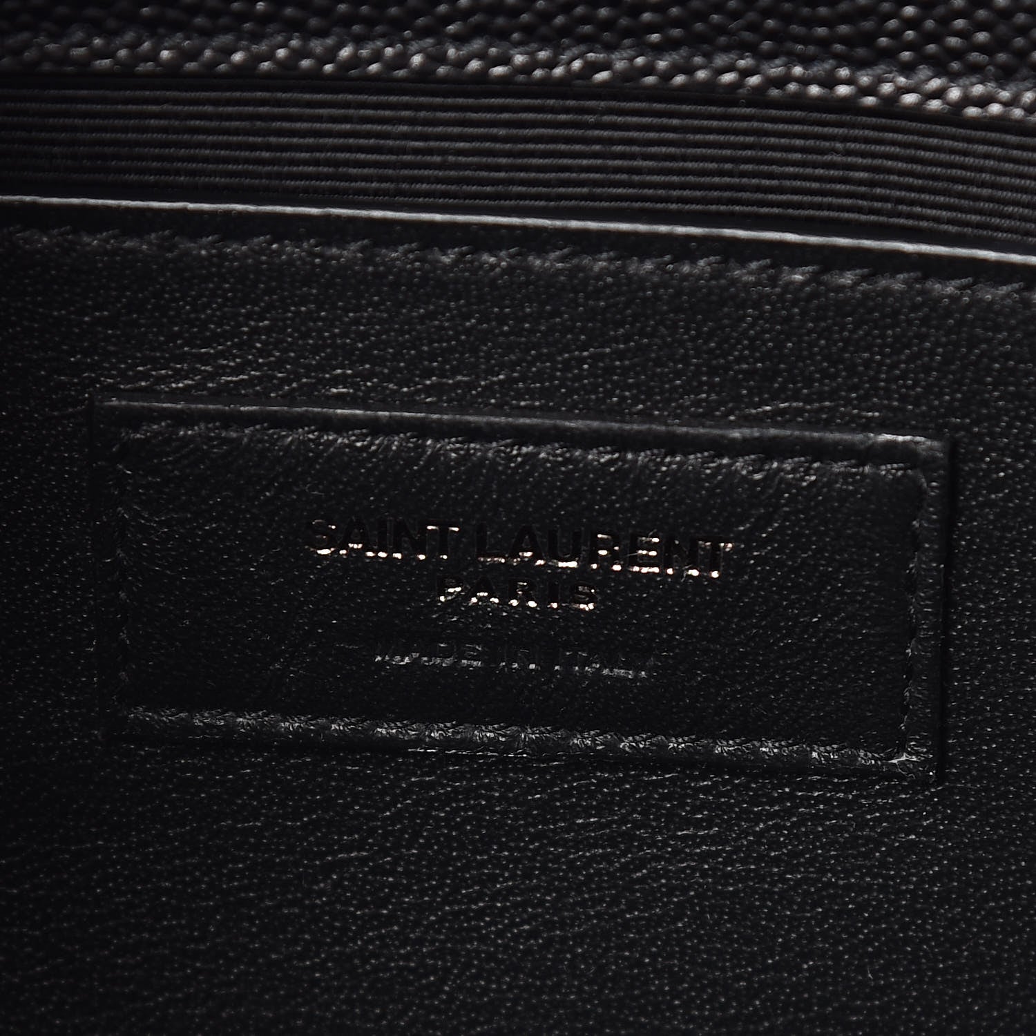 Saint Laurent Grain De Poudre Small Monogram Kate Satchel Black 8 of 9