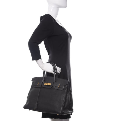 Hermes Togo Birkin 35 Black 2 of 29