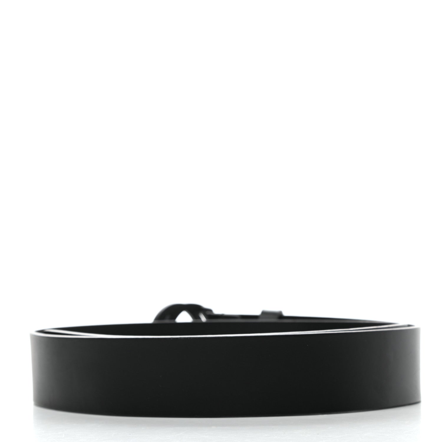 Gucci Selleria Calfskin Monochrome Interlocking G 37mm Belt 90 36 Black 2 of 9