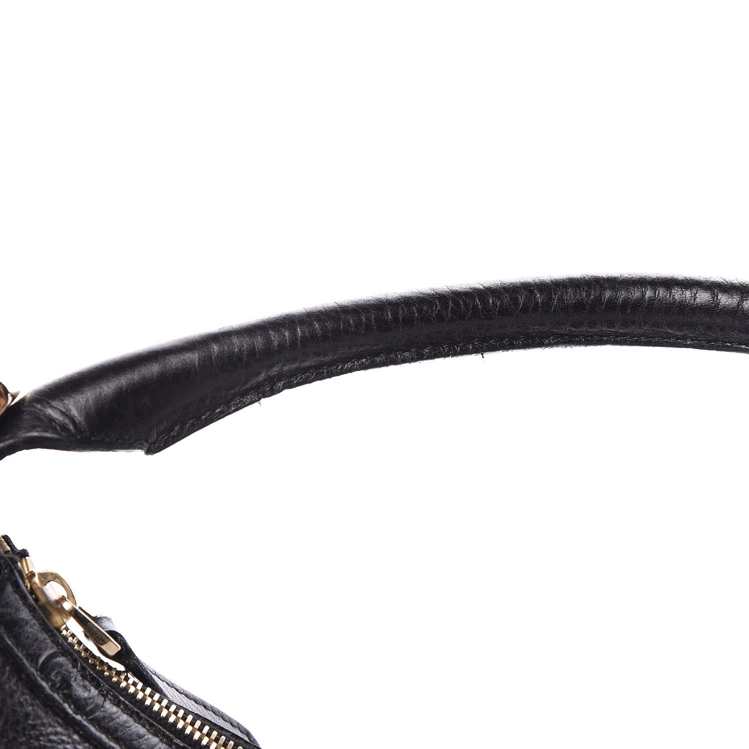 Gucci Pebbled Calfskin Guccissima Trim Medium Signoria Hobo Black 10 of 17