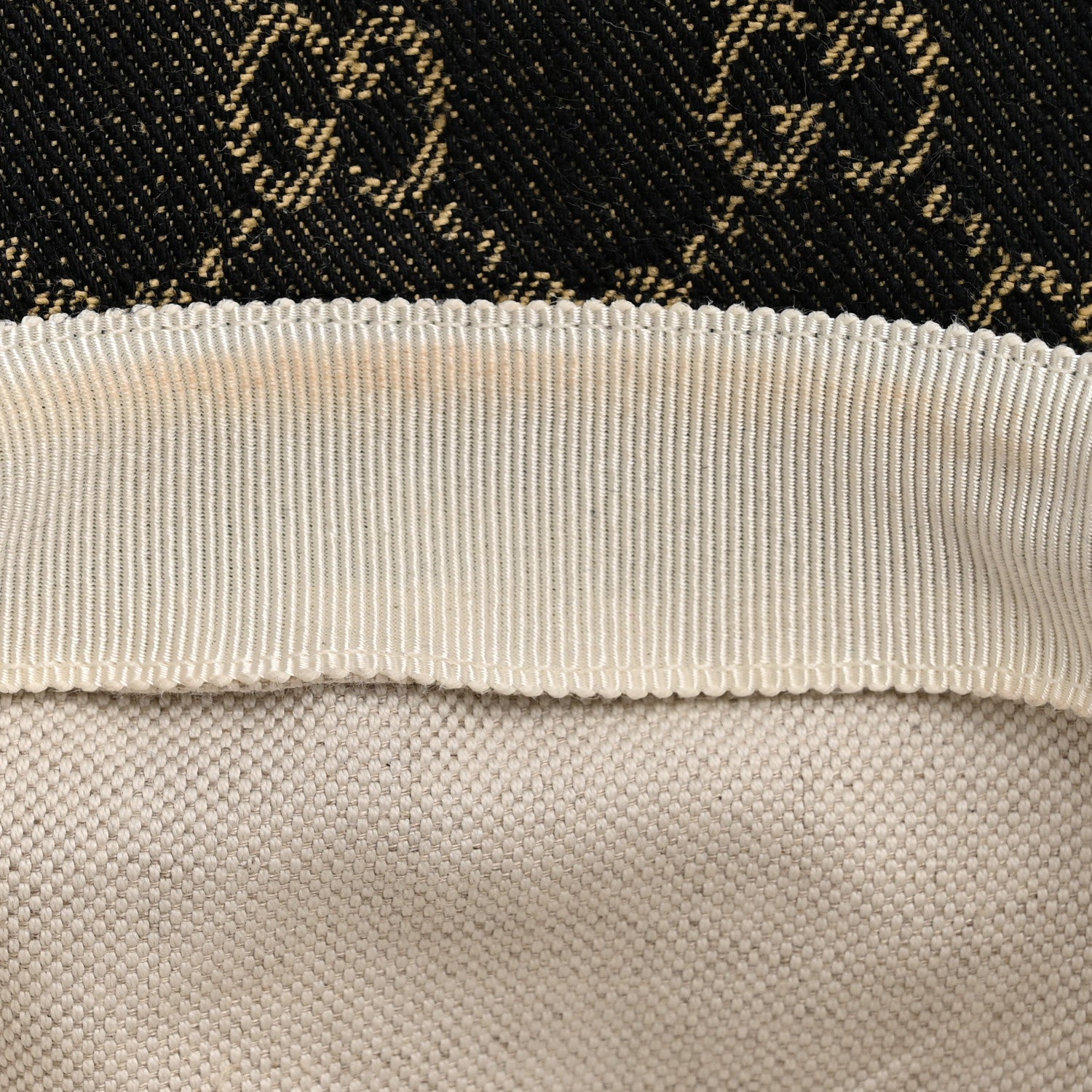 Gucci Jacquard Denim GG Monogram Oscar Bucket Hat L Black Ivory 19 of 20