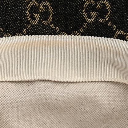 Gucci Jacquard Denim GG Monogram Oscar Bucket Hat L Black Ivory 19 of 20