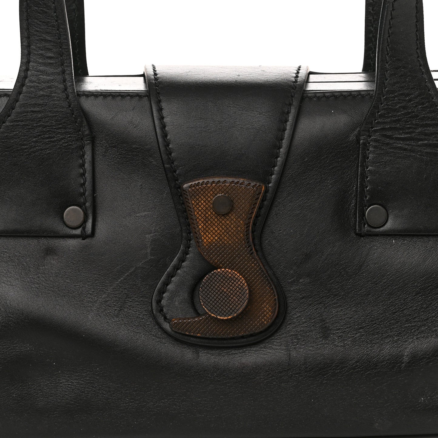 Calfskin Doctor Bag Black