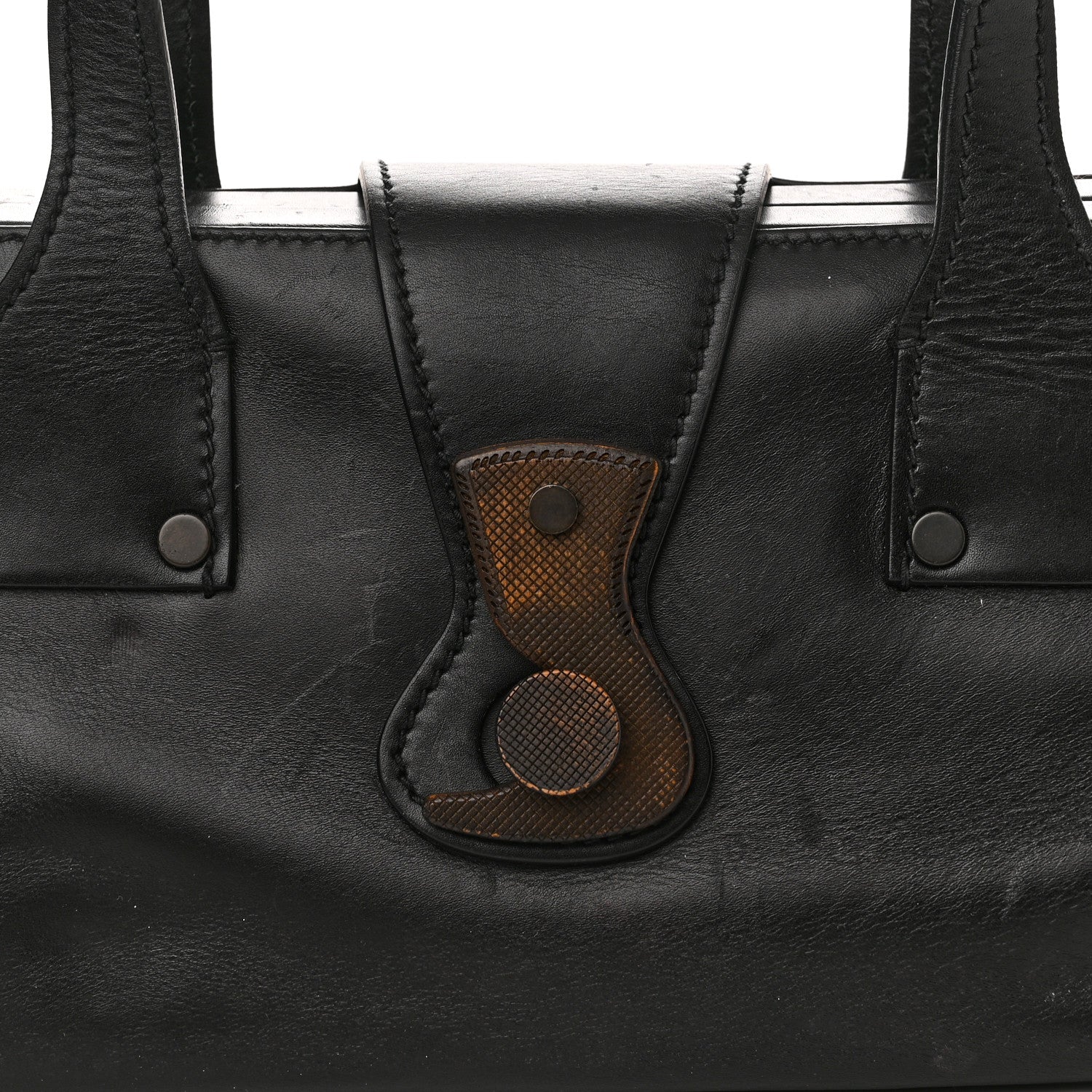 Gucci Calfskin Doctor Bag Black 7 of 15
