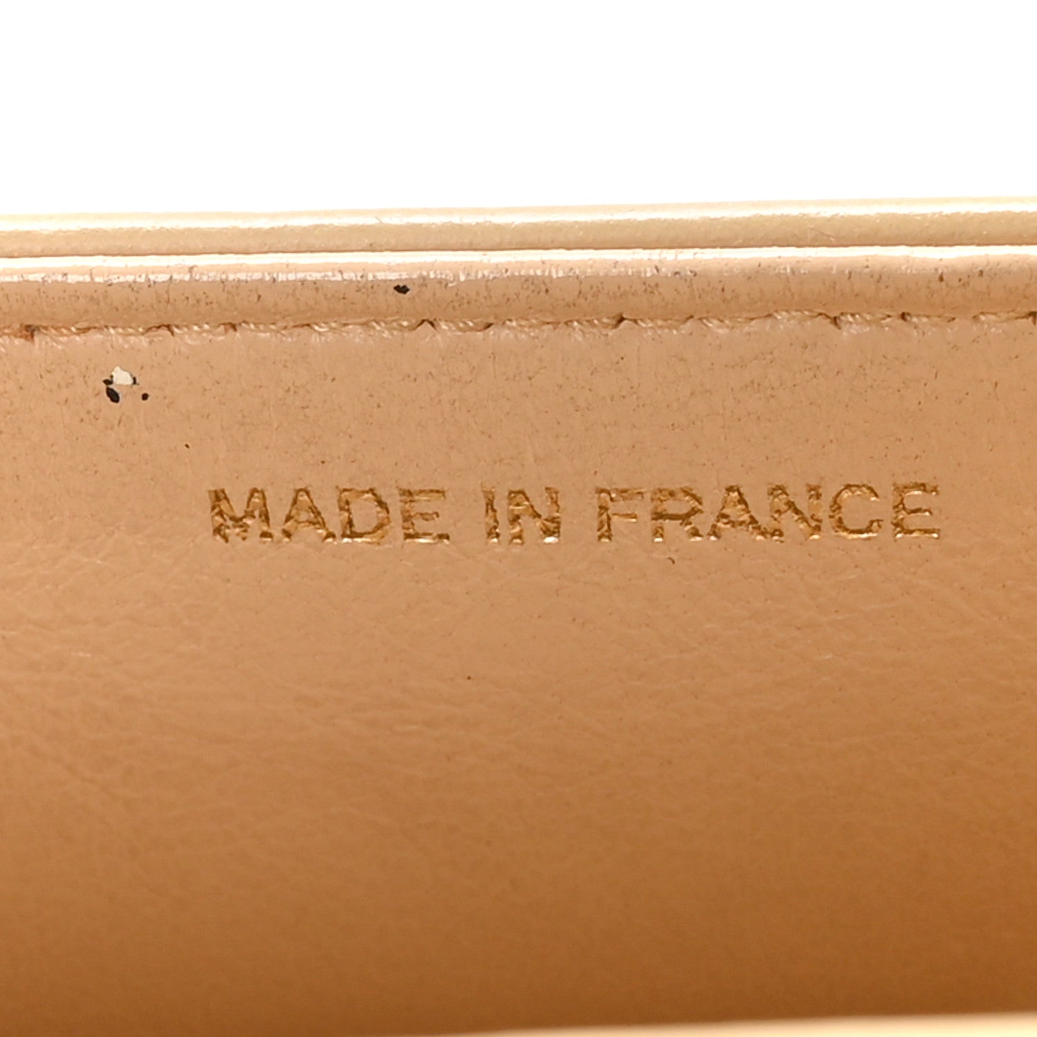 Chanel Lambskin Ribbon Stitched Flap Beige 7 of 11