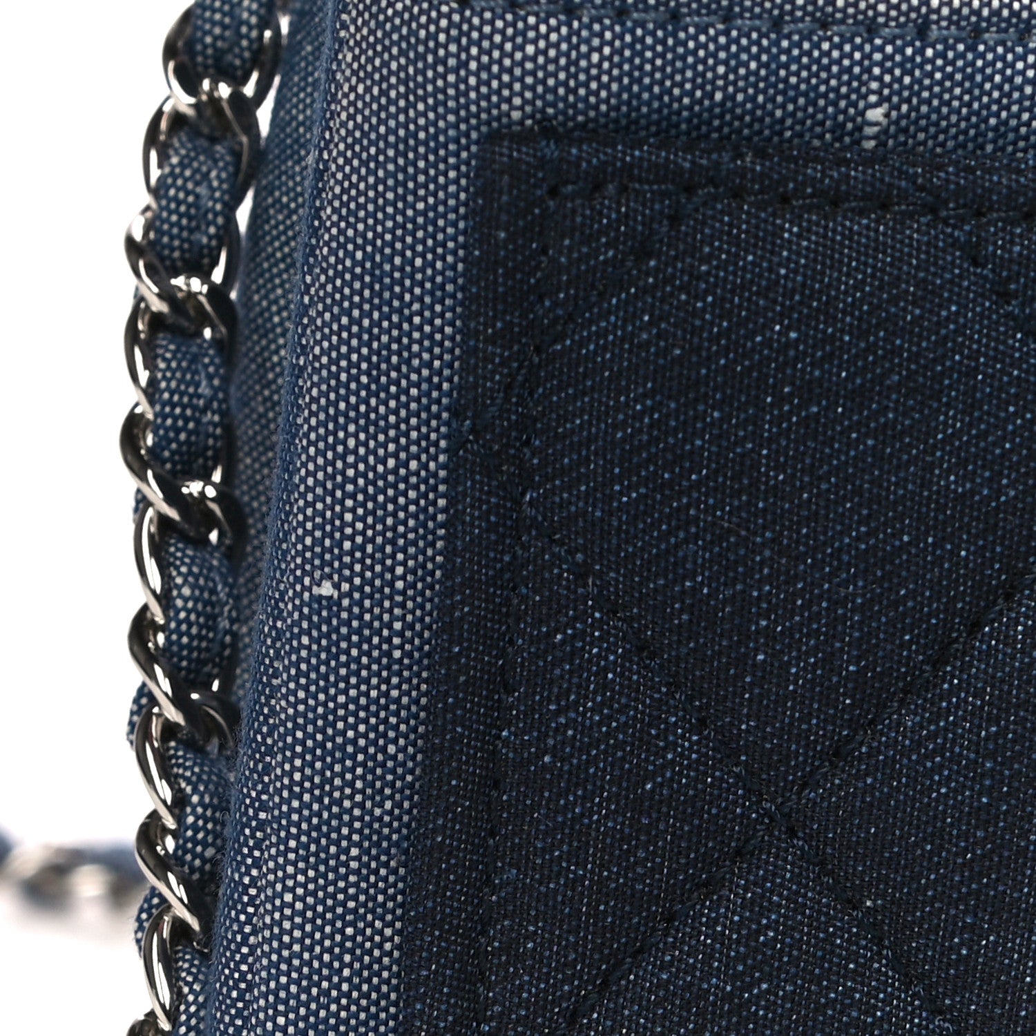 Chanel Denim Quilted Small Medallion Flap Blue 21 of 27