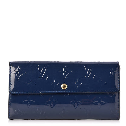 Louis Vuitton Vernis Sarah Wallet Grand Blue 1 of 7