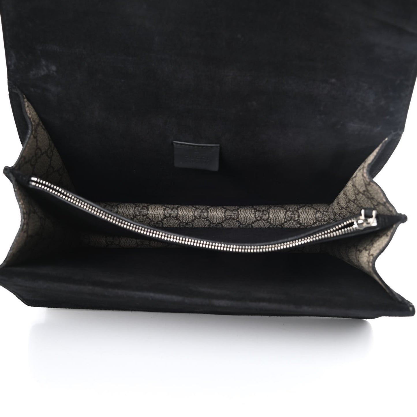 GG Supreme Monogram Medium Dionysus Shoulder Bag Black