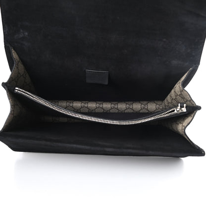 Gucci GG Supreme Monogram Medium Dionysus Shoulder Bag Black 5 of 16