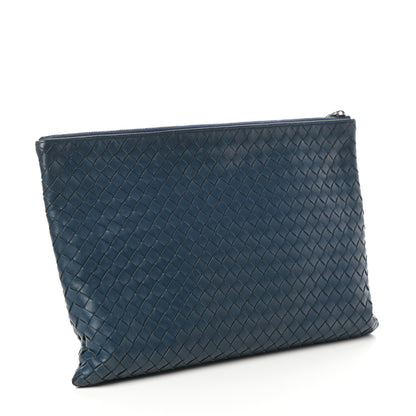 Bottega Veneta Nappa Intrecciato Large Flat Zip Biletto Pouch 3 of 6