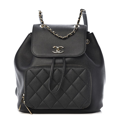 Chanel Caviar Quilted Business Affinity Backpack Black 1 of 9