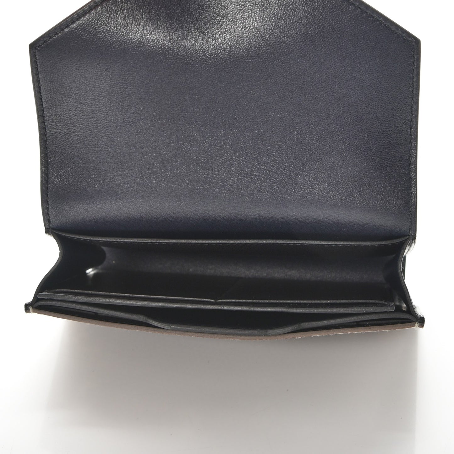 Evergrain Lizard Passant Compact Wallet Bleu Indigo Ombre