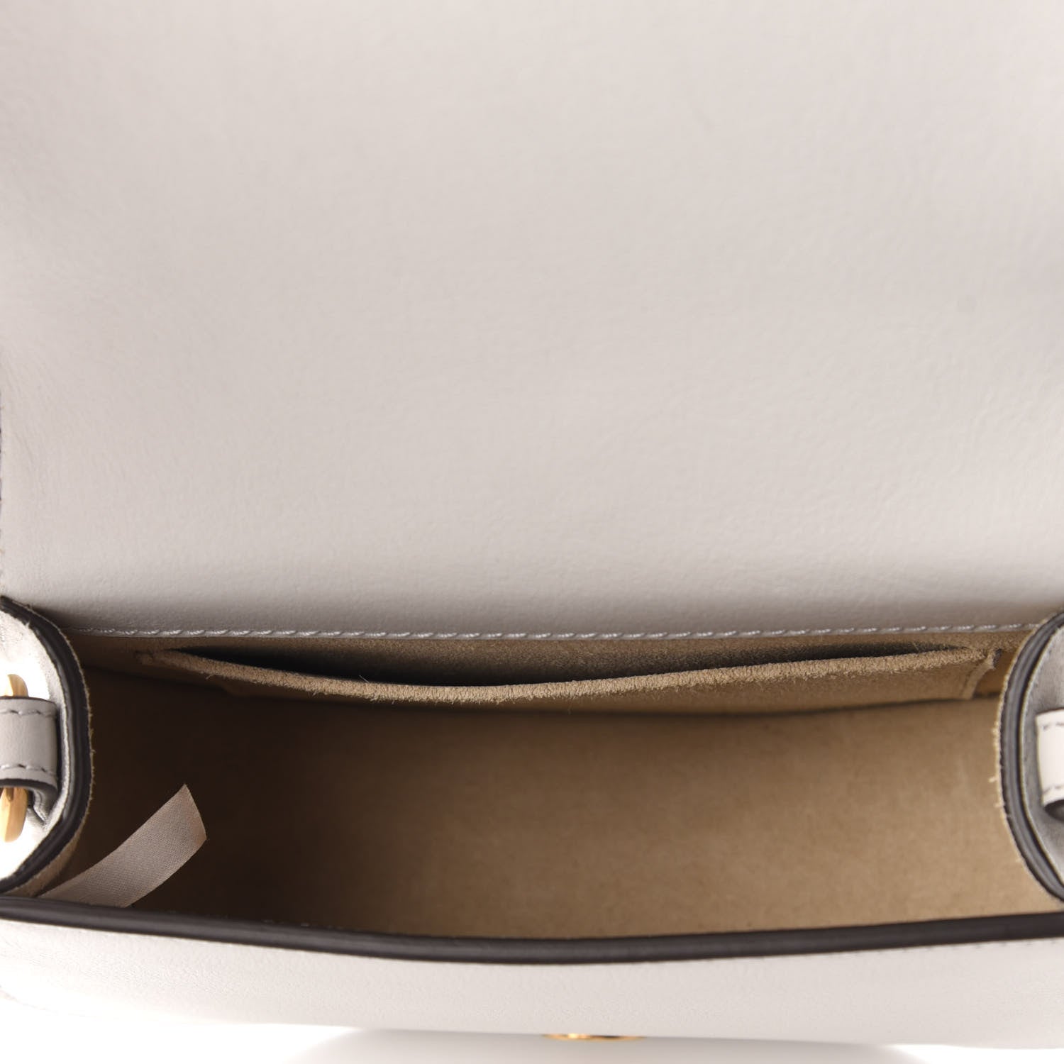 Chloe Calfskin Suede Small Nile Bracelet Bag Airy Grey 5 of 9