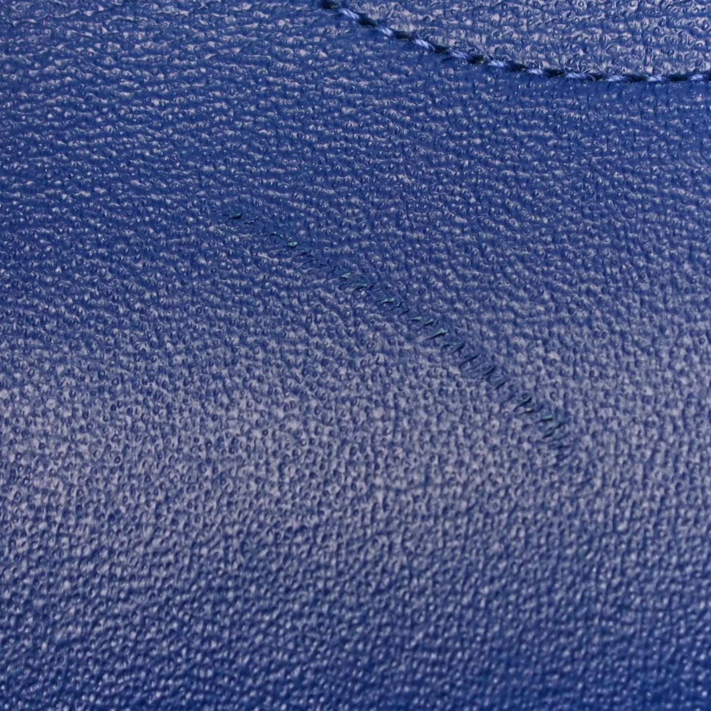 Lambskin Quilted Jumbo Double Flap Blue