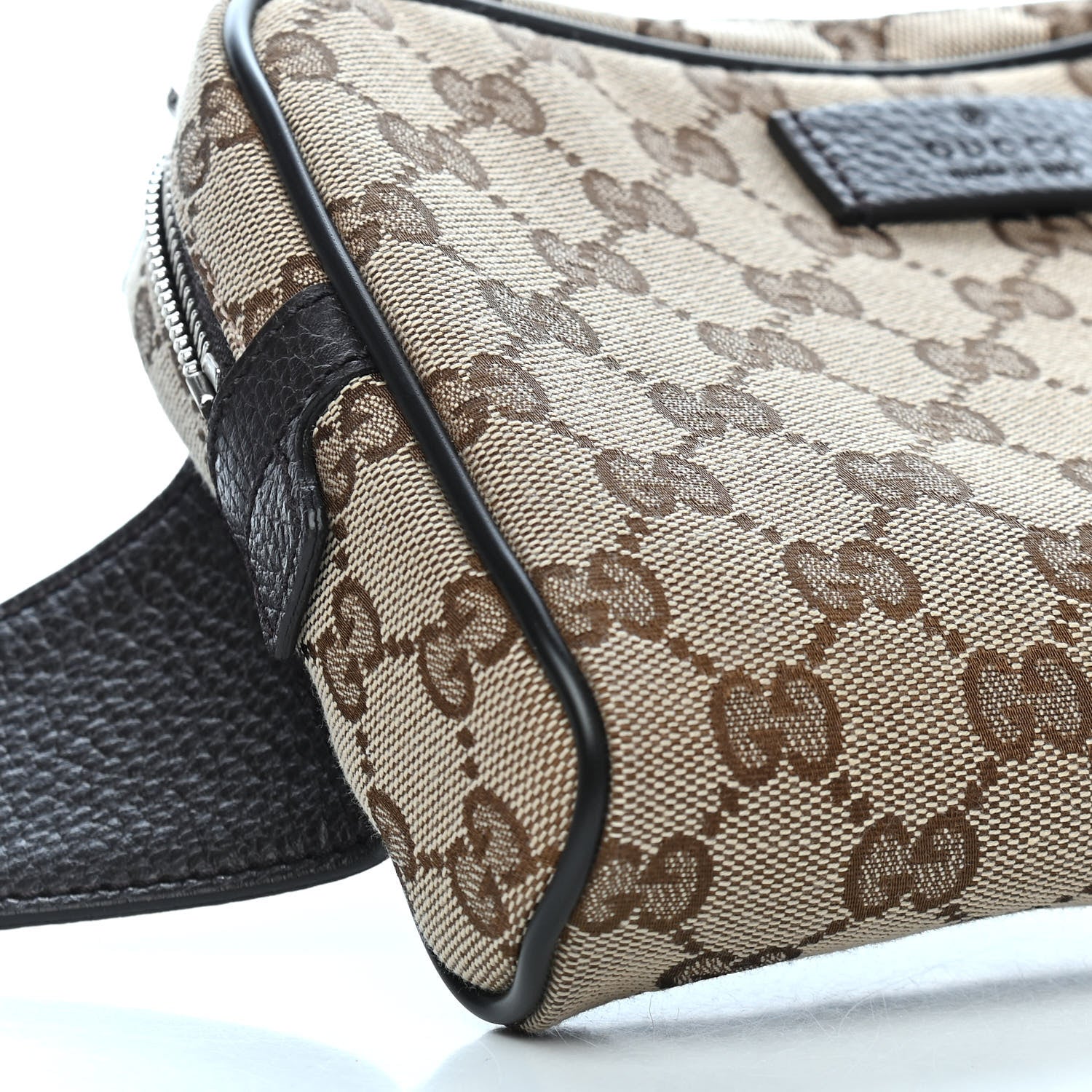 Gucci Monogram Belt Bag Dark Brown 8 of 9