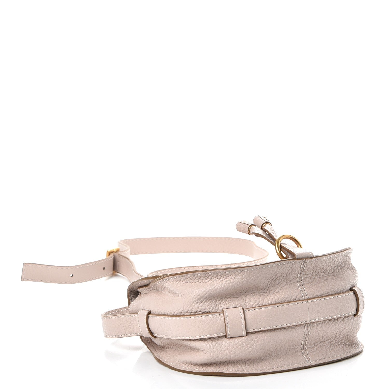 Chloe Calfskin Mini Marcie Round Crossbody Bag Blush Nude 4 of 8