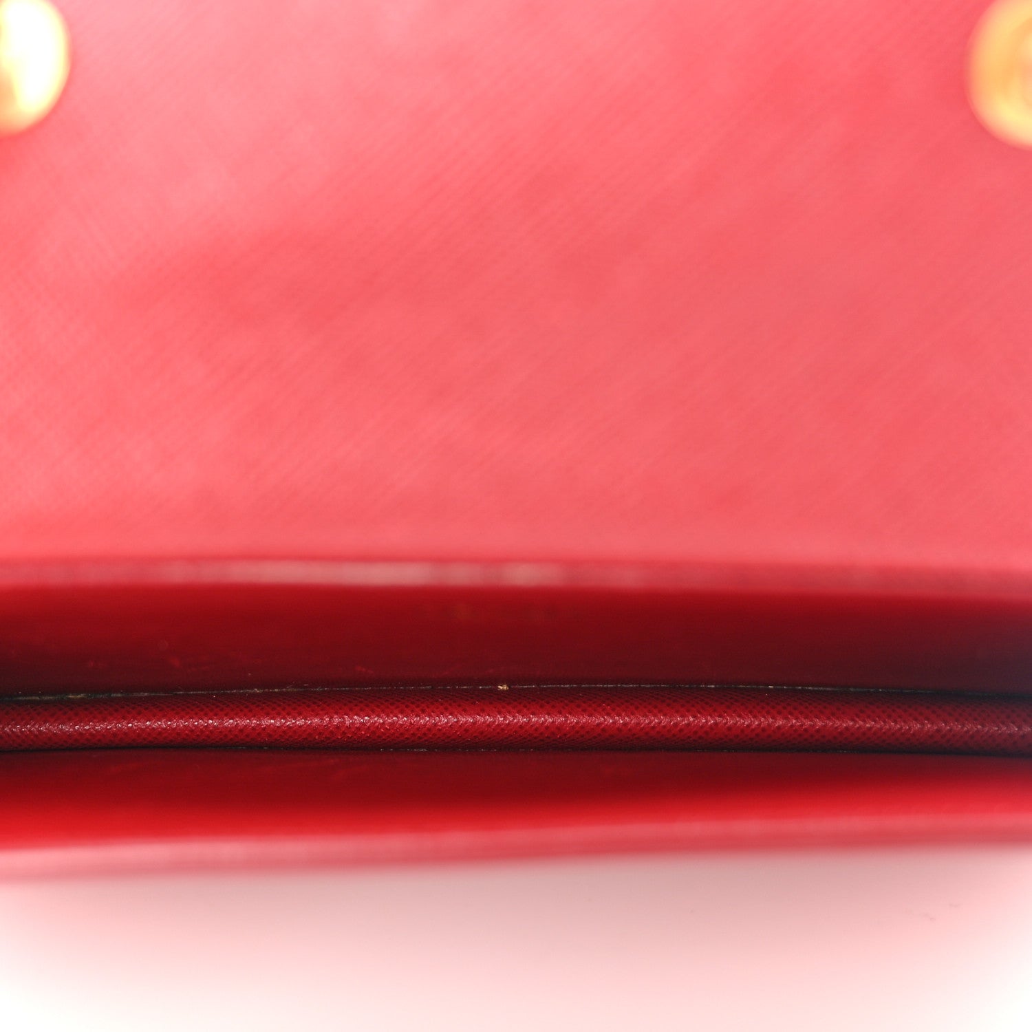 Prada Saffiano Metal Oro Phone Case Rosso 6 of 16