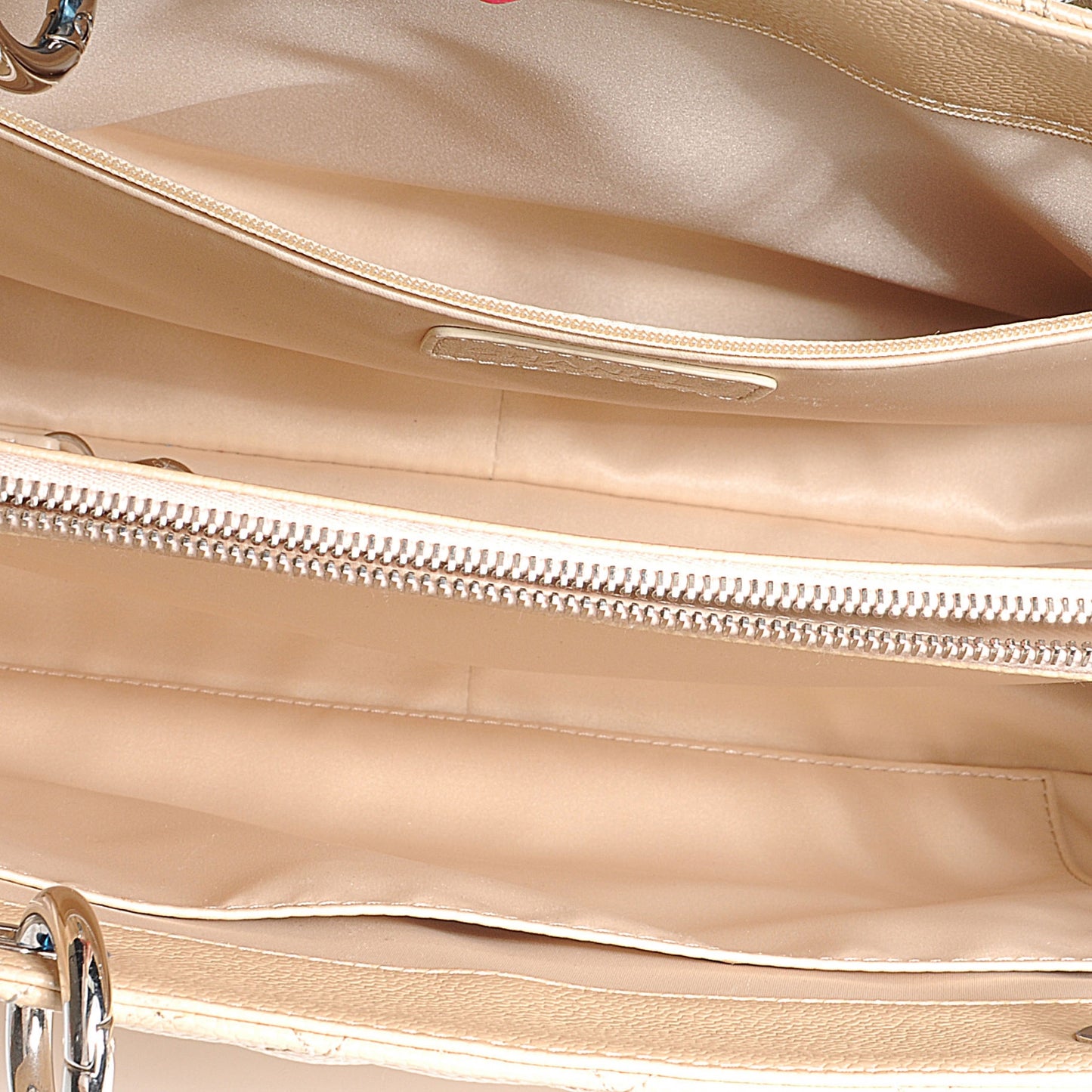 Caviar Quilted Grand Shopping Tote GST Beige