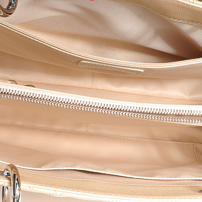 Chanel Caviar Quilted Grand Shopping Tote GST Beige 3 of 9