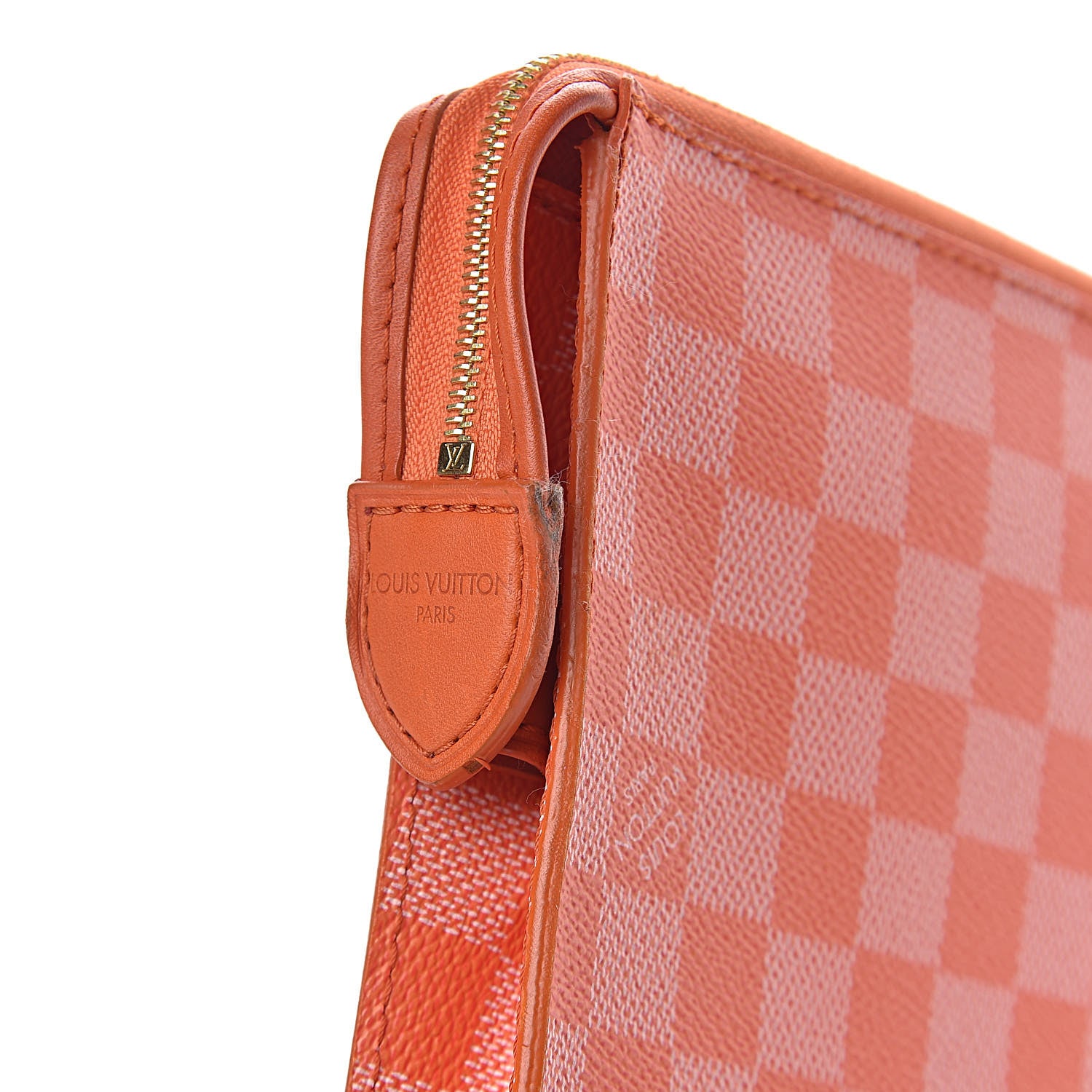 Louis Vuitton Damier Couleurs Element Clutch Piment 11 of 15