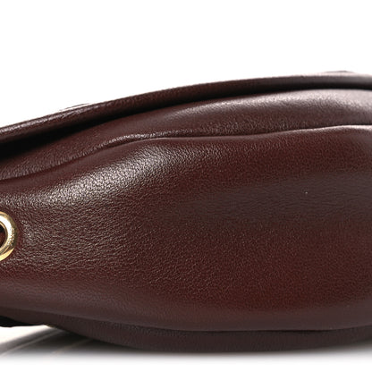 Celine Supple Shiny Lambskin Little Halfmoon Soft Triomphe Brick 15 of 22