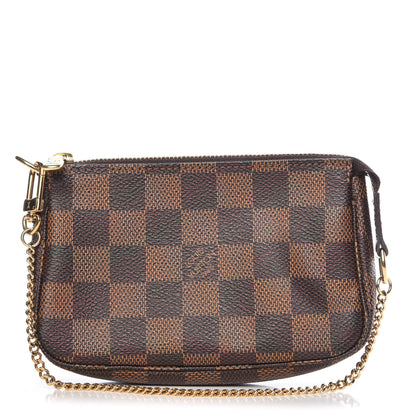 Louis Vuitton Damier Ebene Mini Pochette Accessories 1 of 10