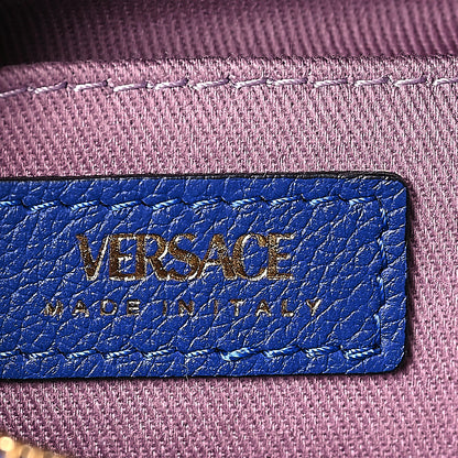 Versace Calfskin La Medusa Round Camera Bag Blue 6 of 8