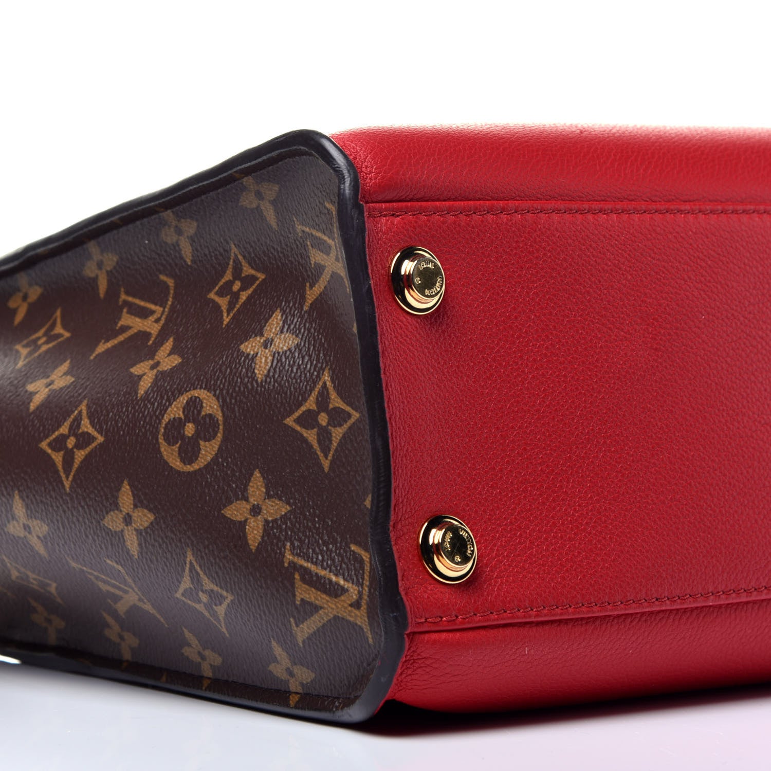 Louis Vuitton Calfskin Monogram On My Side Pirate Red 8 of 9