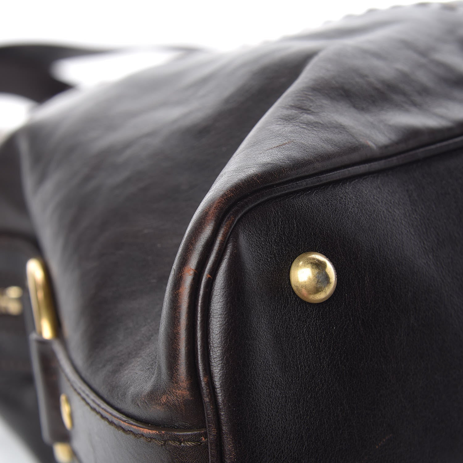 Saint Laurent Calfskin Large Muse Dark Brown 14 of 16