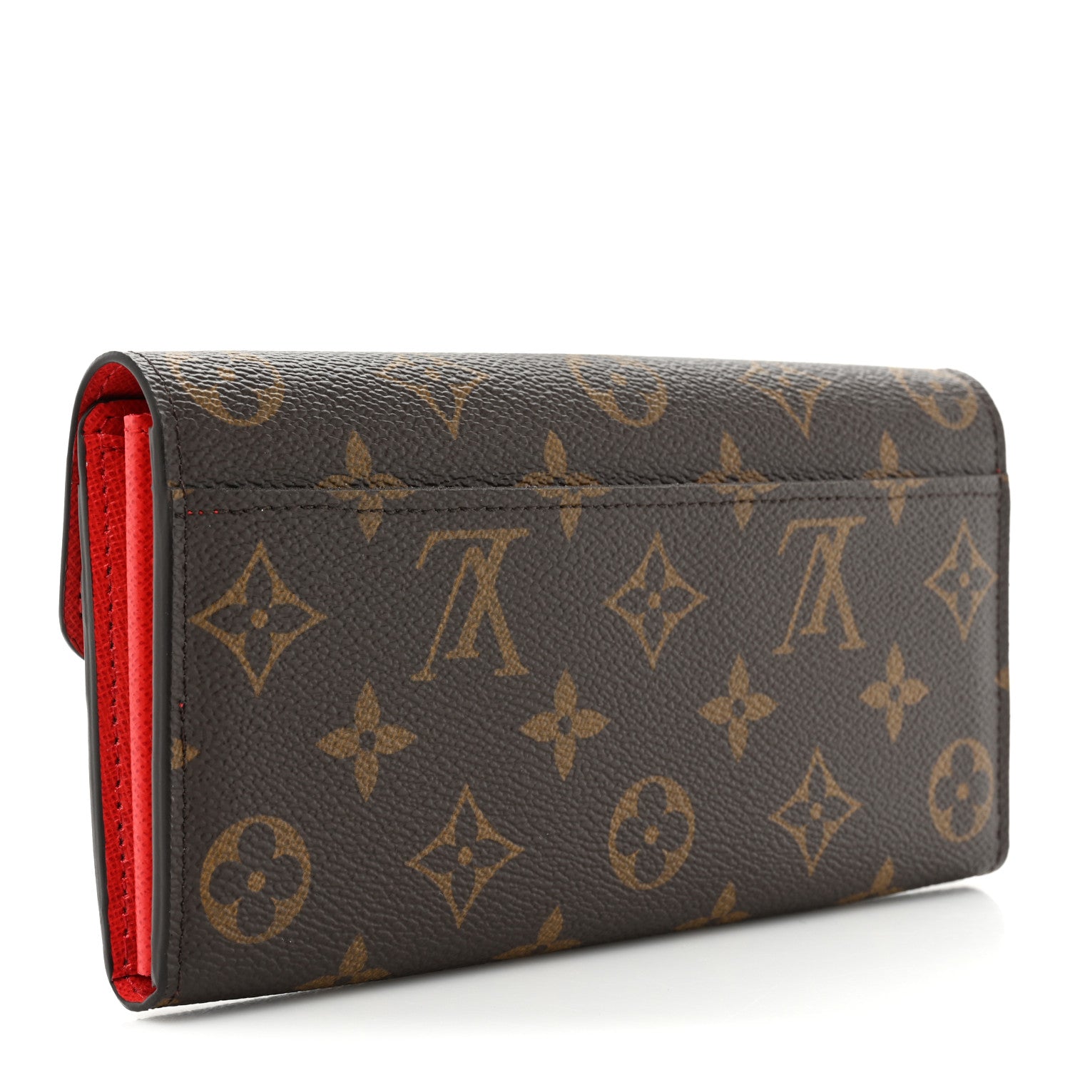Louis Vuitton Monogram Sarah Wallet NM Coquelicot 3 of 15