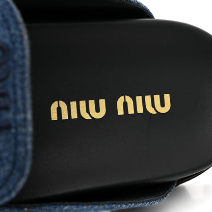 Miu Miu Denim Mules 37.5 Denim 8 of 10