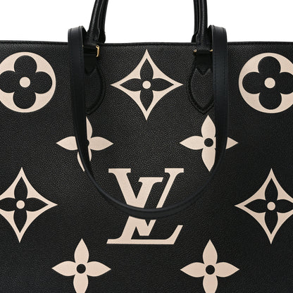 Louis Vuitton Empreinte Monogram Giant Onthego GM Black Beige 12 of 16