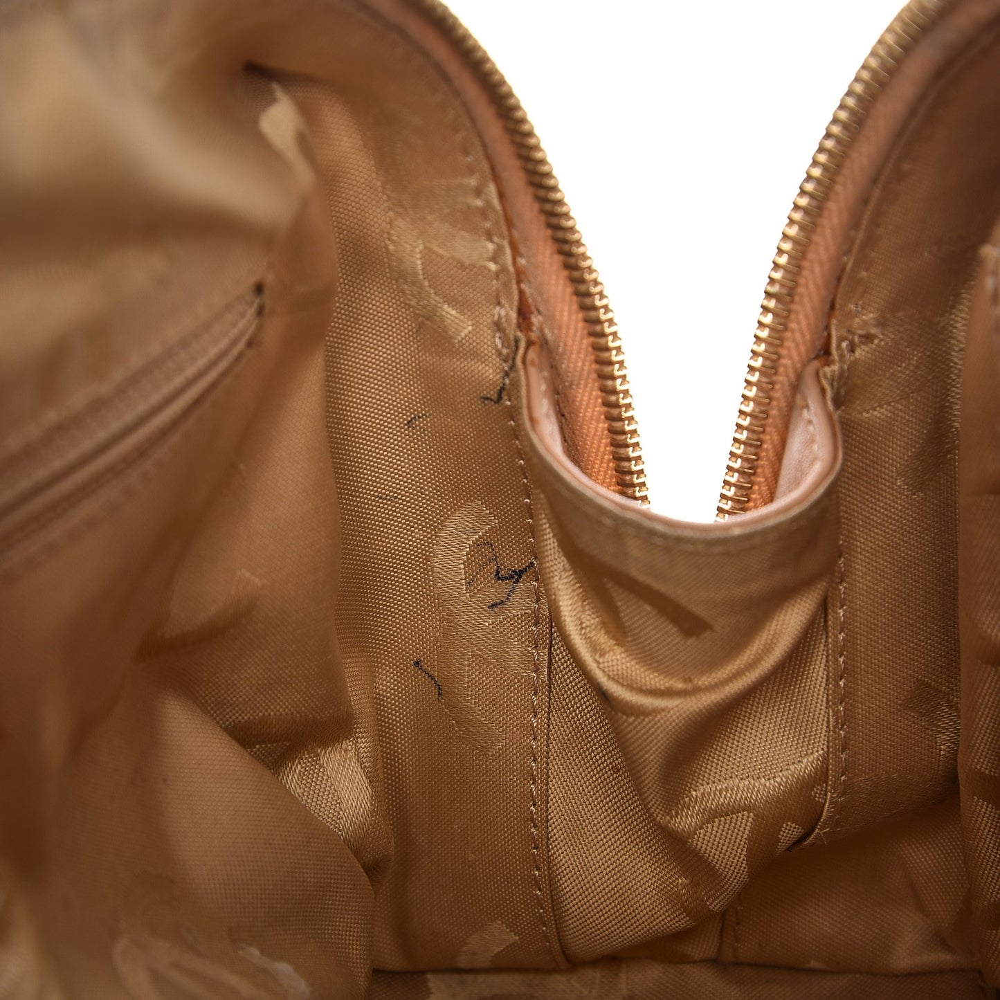 Calfskin Quilted Wild Stitch Bag Beige