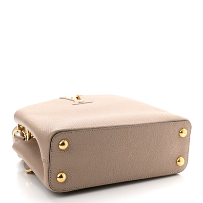 Louis Vuitton Taurillon Capucines BB Galet 4 of 9
