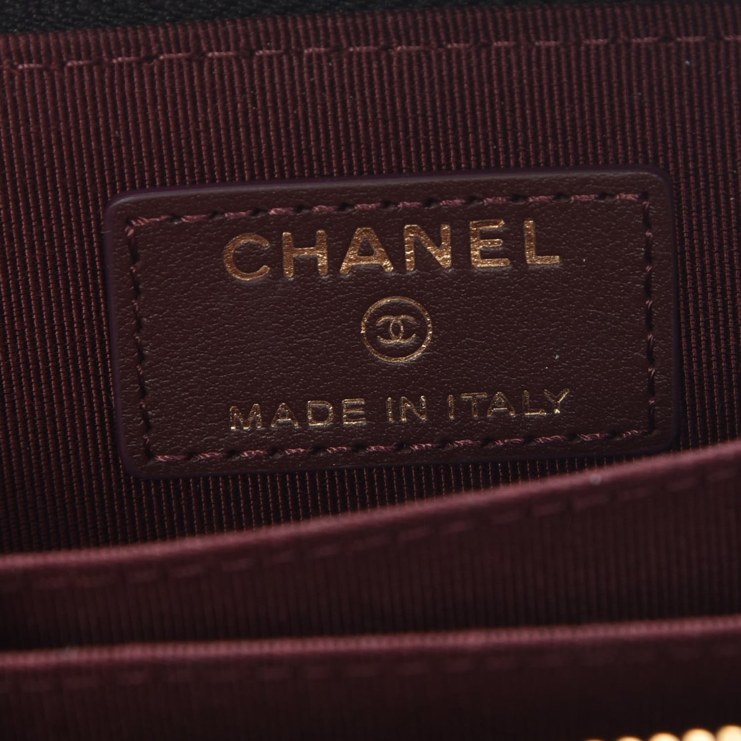 Caviar Quilted Zip Coin Purse Black