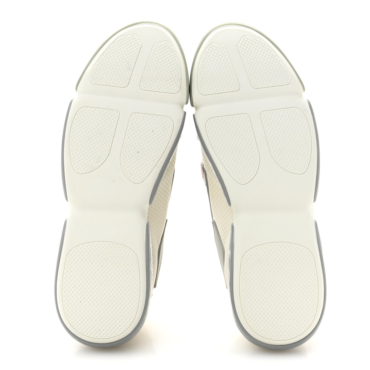 Sport Knit Womens Cloudbust Sneakers 37.5 White Gray