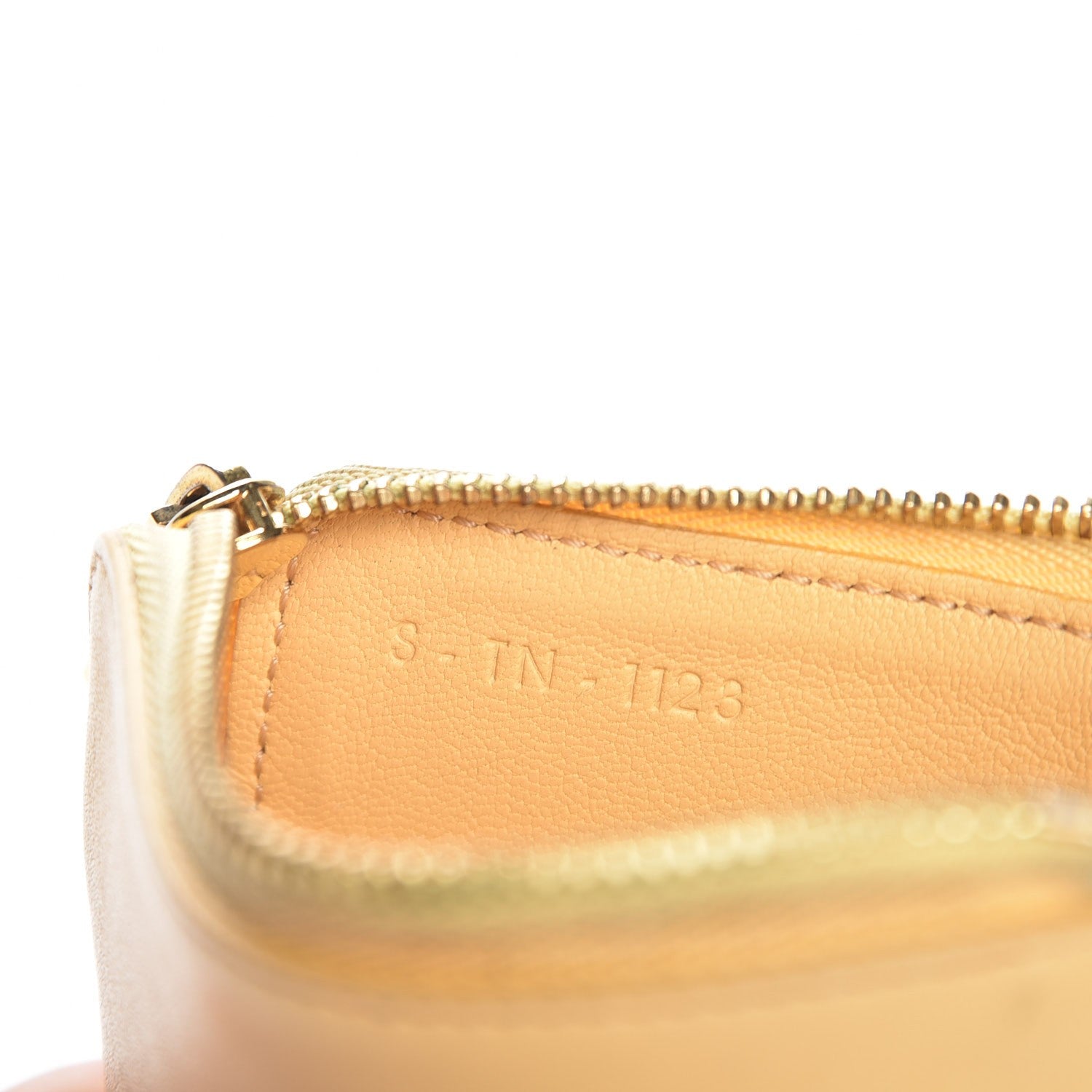 Celine Lambskin Bi-Color Solo Coin Card Case Butter 7 of 10