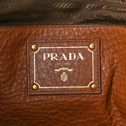 Prada Vitello Daino Tote Brandy 6 of 12