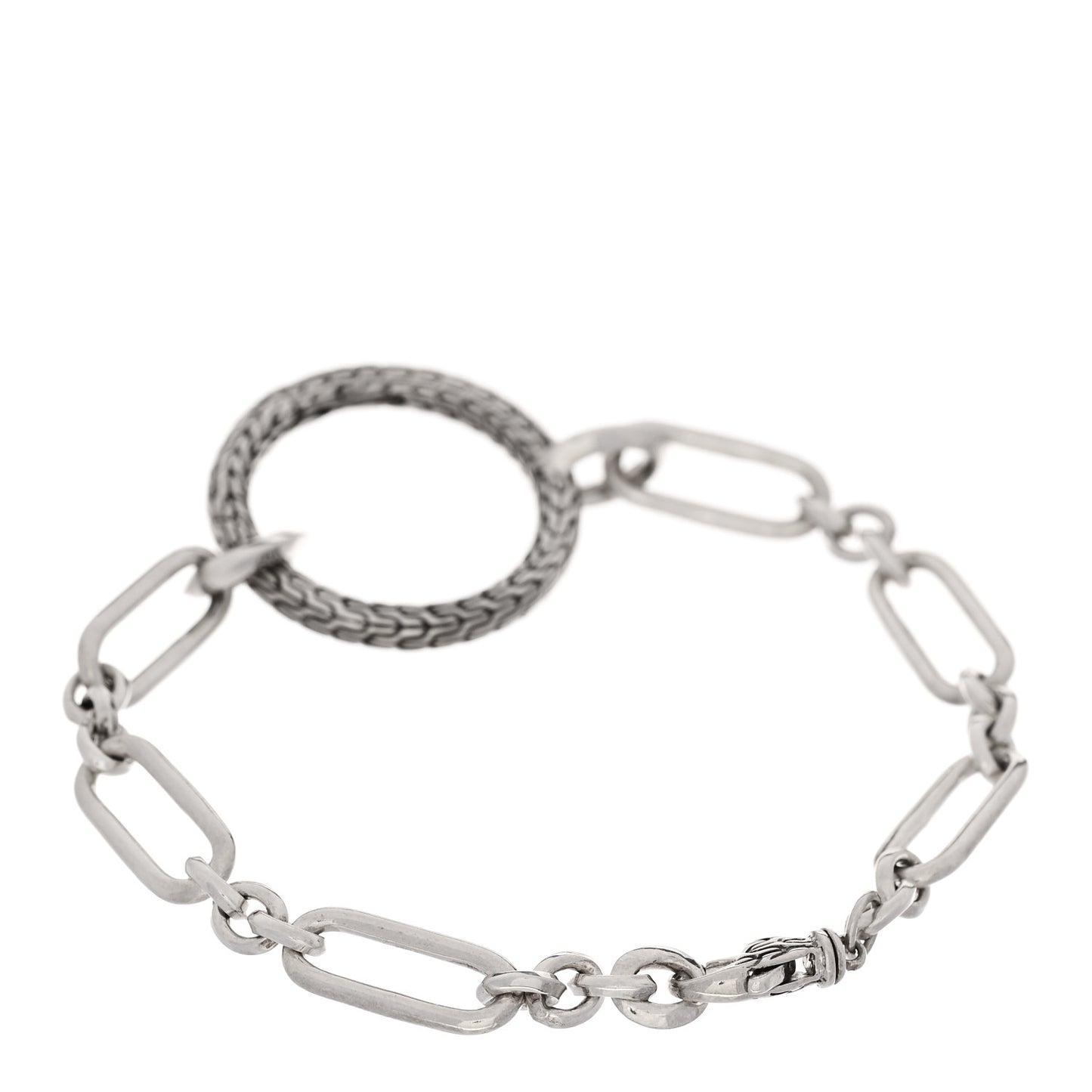 Sterling Silver Classic Chain Connector Link Bracelet