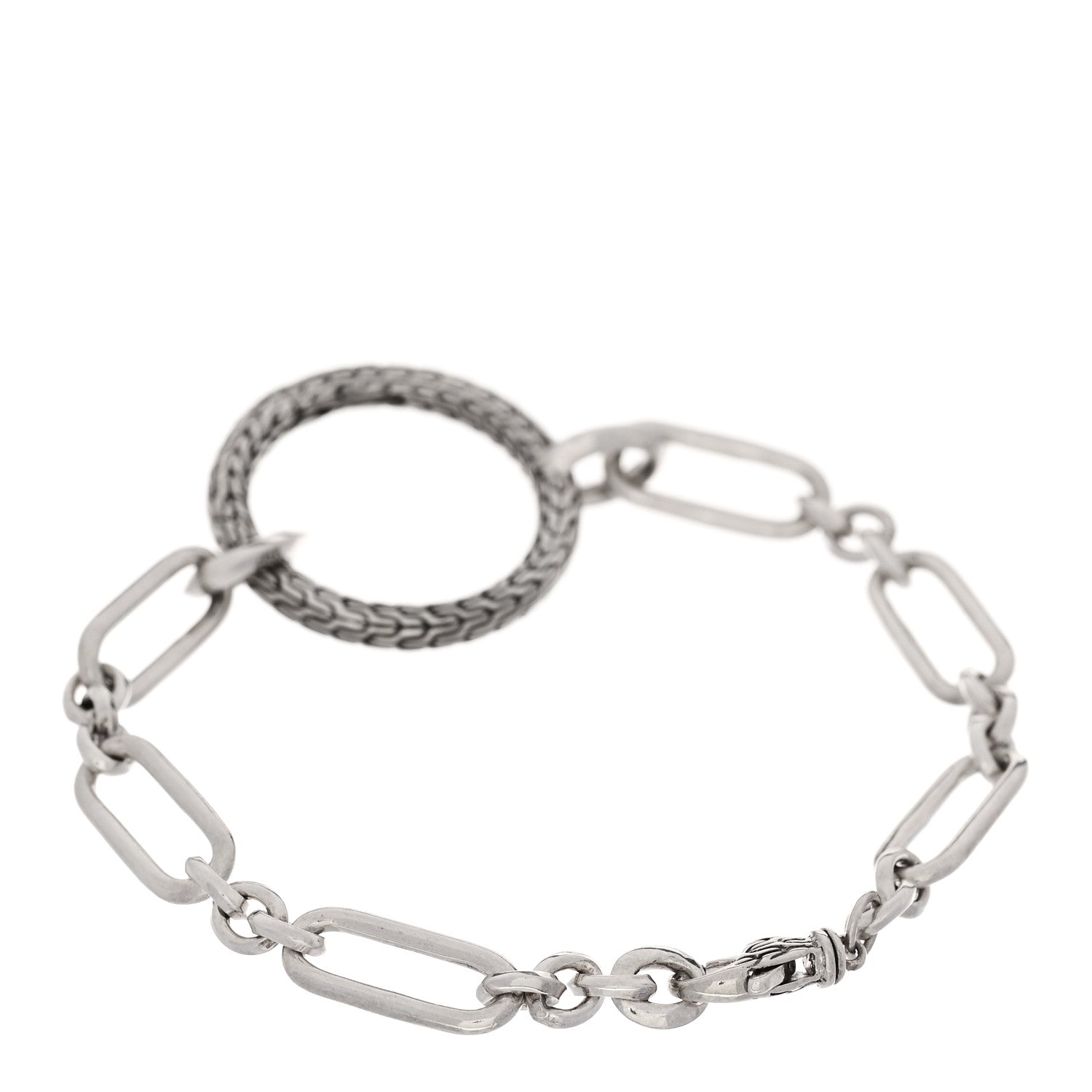 John Hardy Sterling Silver Classic Chain Connector Link Bracelet 2 of 3