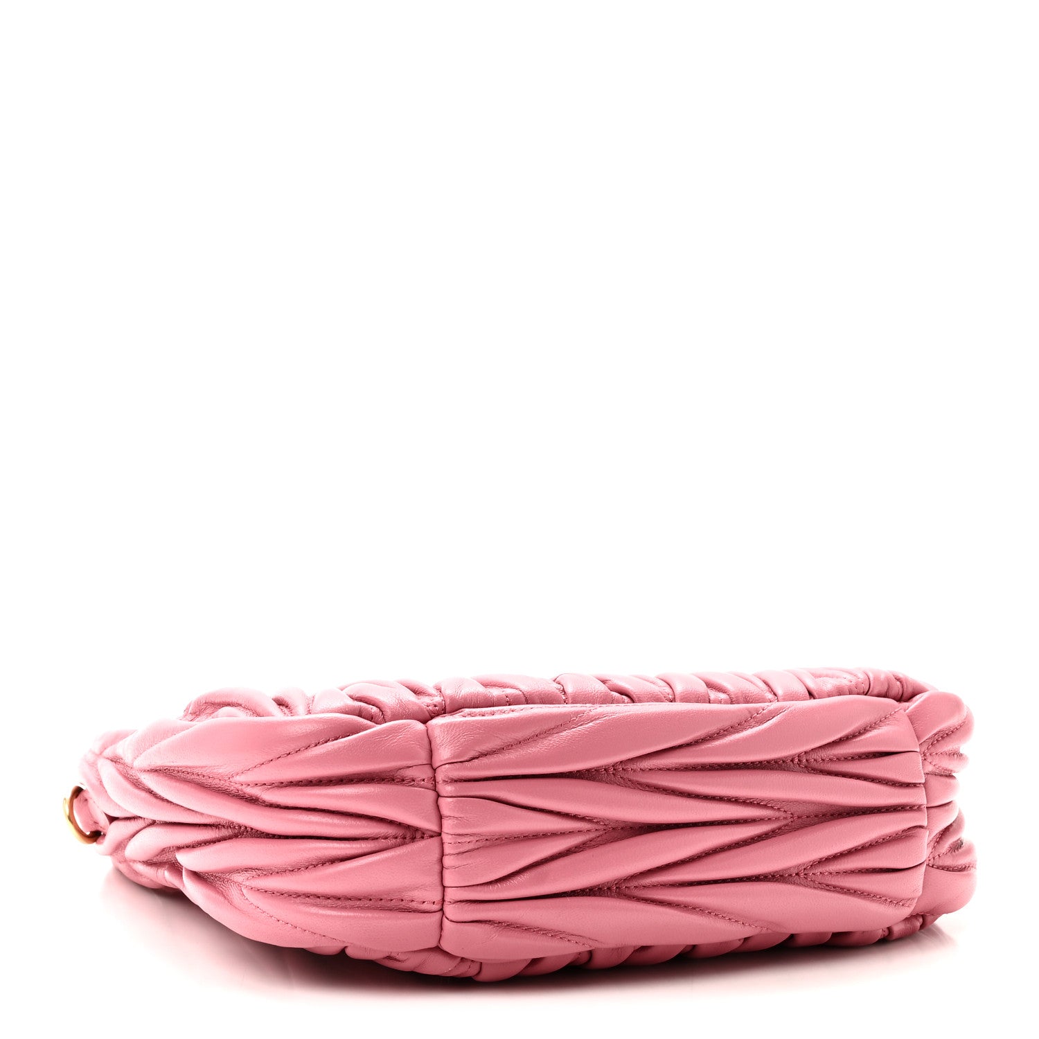 Miu Miu Nappa Matelasse Small Wander Hobo Pink 4 of 9