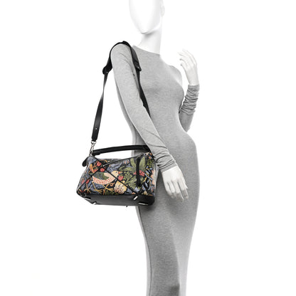 Loewe X WILLIAM MORRIS Calfskin Puzzle Bag Black Multicolor 2 of 12