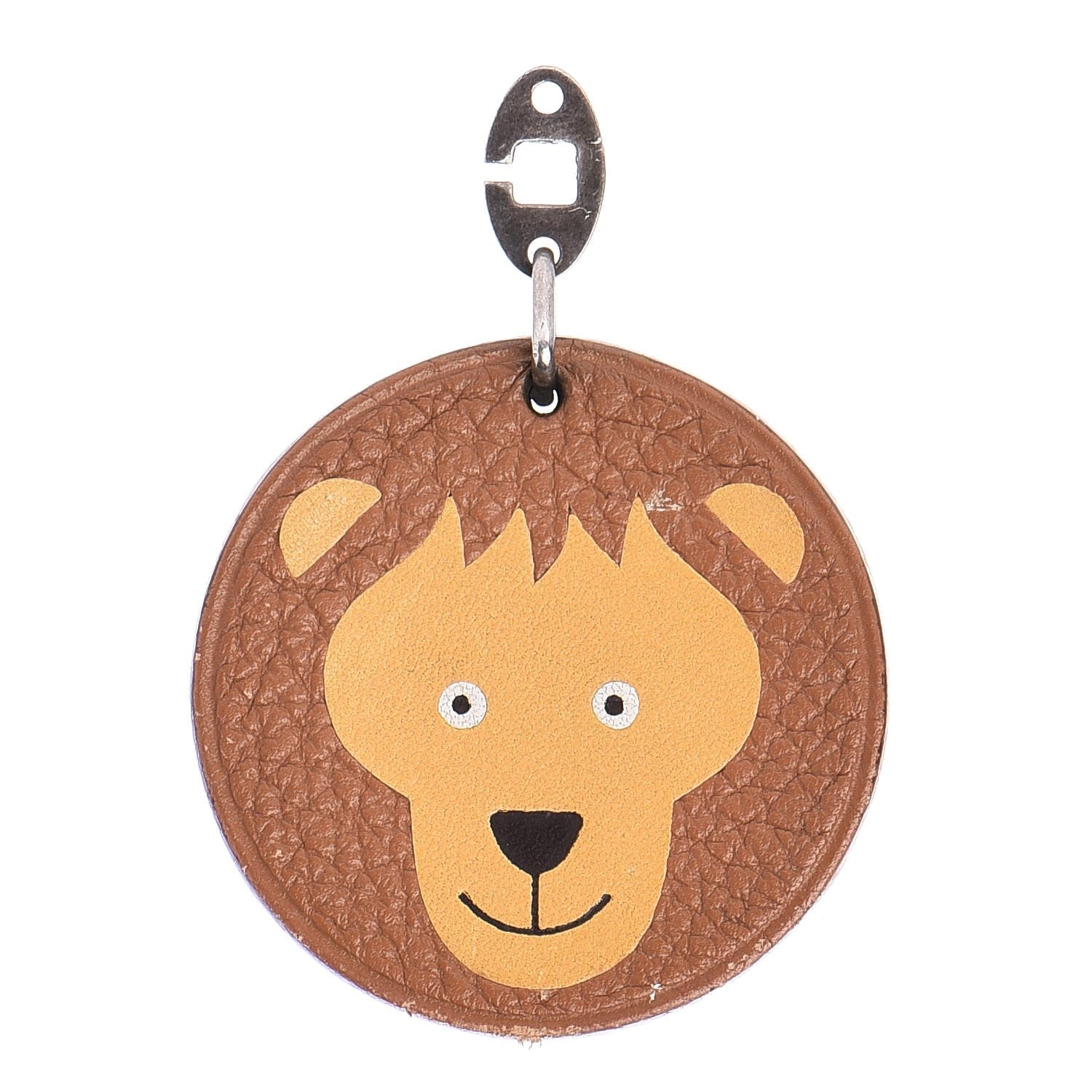 Hermes Togo Lion Bag Charm Gold 1 of 6