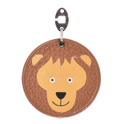 Hermes Togo Lion Bag Charm Gold 1 of 6