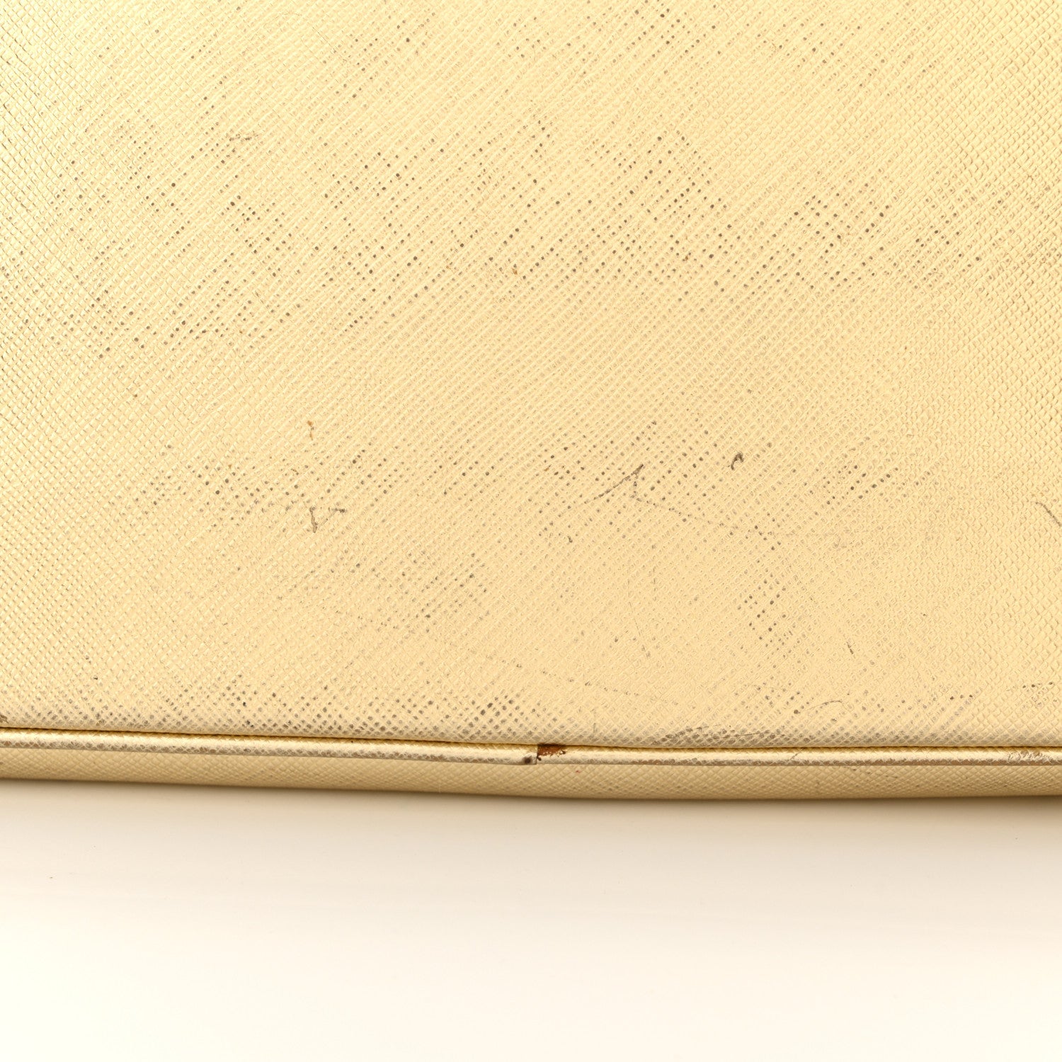 Prada Metallic Saffiano Small Galleria Double Zip Tote Platino 22 of 22