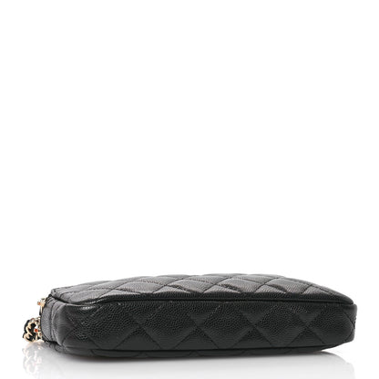 Chanel Caviar Quilted Small Clutch With Chain Black 4 of 11