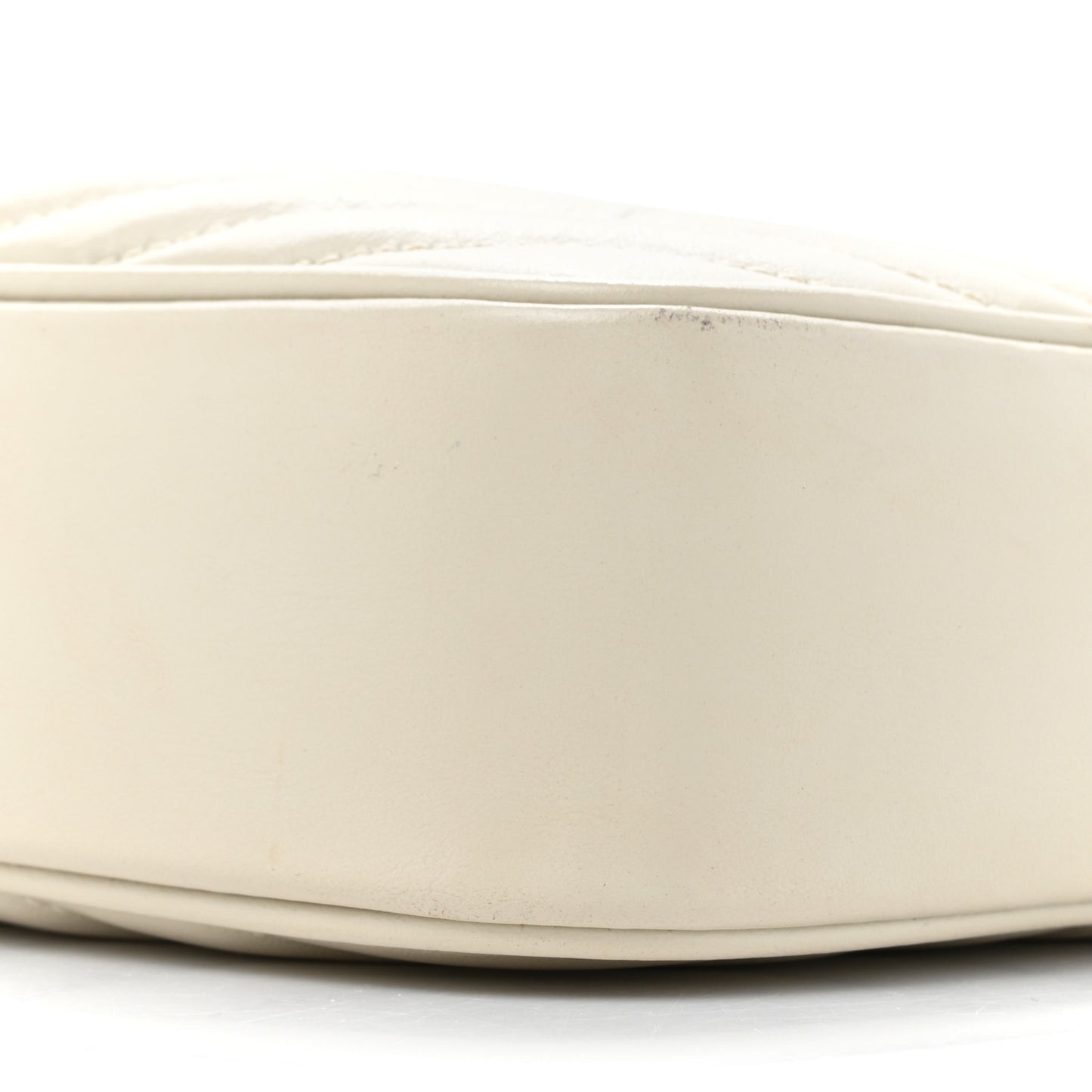 Calfskin Matelasse Monogram Lou Camera Bag Crema Soft