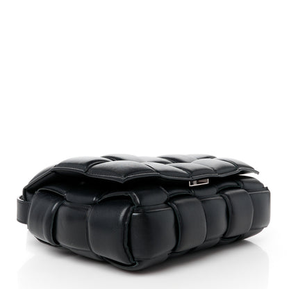 Bottega Veneta Nappa Maxi Intreccio Padded Cassette Crossbody Bag Black 4 of 12