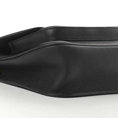 Louis Vuitton Grained Calfskin Lockme Chain Bag Black 8 of 9